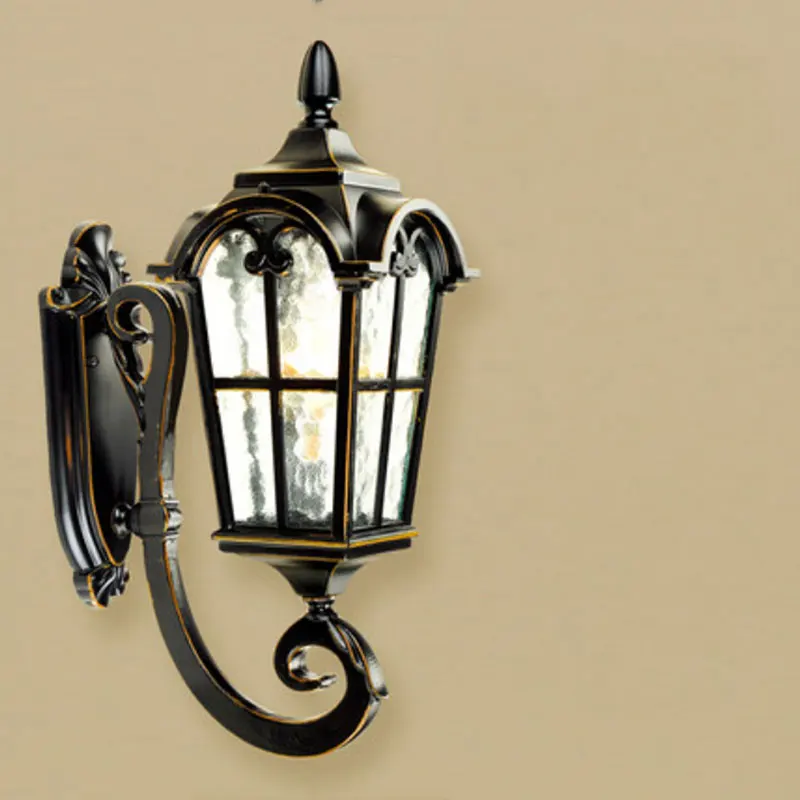 Модный водонепроницаемый наружный настенный светильник, Балконная садовая беседка, закрывающая дверь, настенный светильник для спальни, винтажный настенный светильник WKS-OWL31