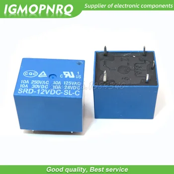 

5PCS High Quality Relay SRD-12VDC-SL-C SRD-12VDC-SL SRD-12V SRD12VDC relays 5PINS 12V DC IGMOPNRQ
