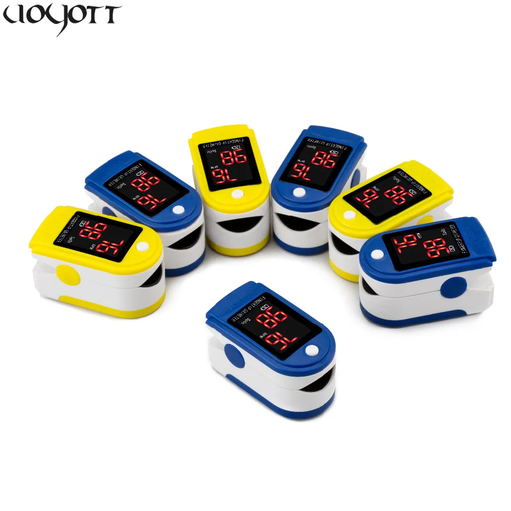 

Household Health Monitors Digital Finger Pulse Oximeter Blood Oxygen Saturation Blood Pressure Monitor Equipment Health Care