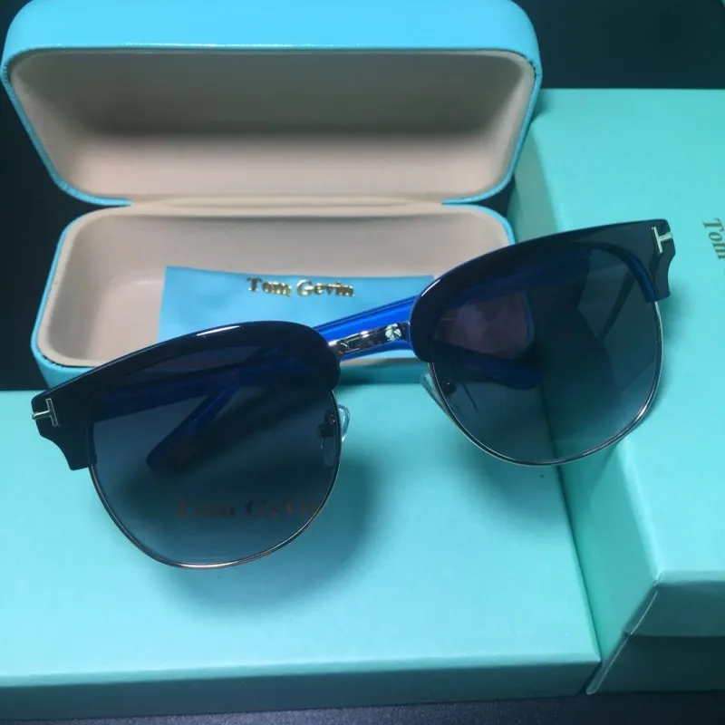 Новые модные поляризационные солнцезащитные очки без оправы для мужчин и женщин, брендовые дизайнерские солнцезащитные очки с полуоправой, классические солнцезащитные очки UV400