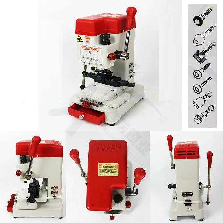 

Q31 Wenxing Vertical Key Making Machine 220V 50MHZ For Duplicate Dimple and Cross Tubular key Cutting Machine