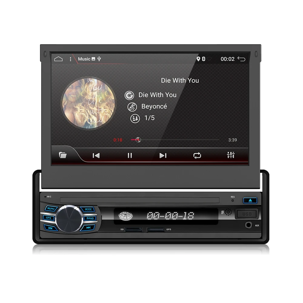 Sale 1din 7" Universal car multimedia player Android 6.0 Quad Core Car radio GPS Navigation radio stereo Wifi BT autoRadio 4G SWC RDS 2