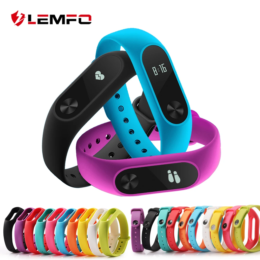 

LEMFO Smart Accessories for Mi Band 2 Strap Silicone Replacement Bracelet for Xiaomi Mi Band 2 Colorful Wrist Strap