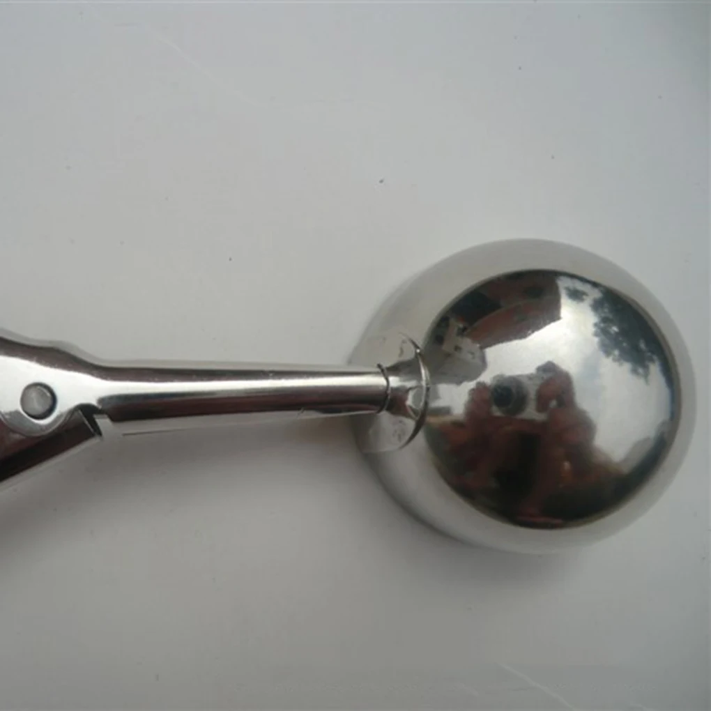 Ice Cream Scoop 3 Size Ice Cream Scoop Trigger Metal Cookie Spoon Melon Baller Stainless Steel Dough Spoon Scooper