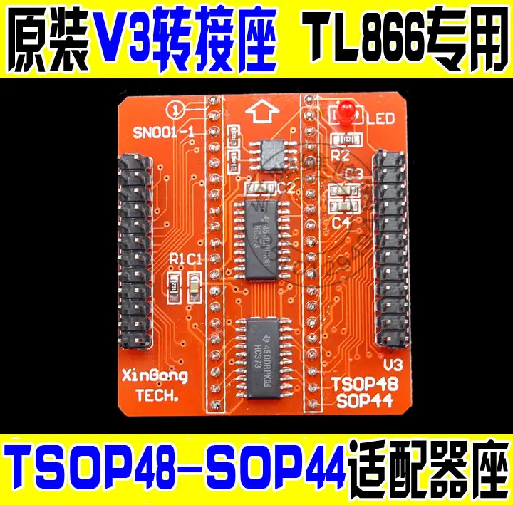 Оригинальный V3 натуральная TL866A TL866CS универсальный программатор специальные TSOP48-SOP44 адаптер сиденье