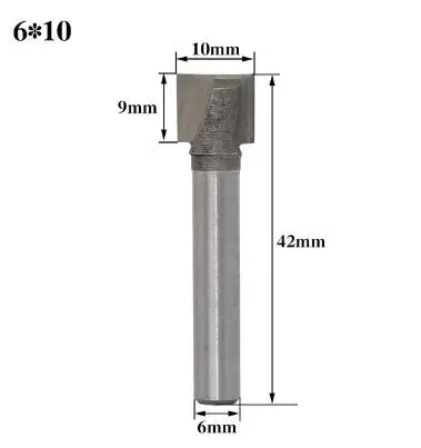 1 шт. 6 мм хвостовик тематические товары про рептилий и земноводных нижней фреза для дерева карбида вольфрама 3D Деревообработка вставить фрезы - Длина режущей кромки: NO 1