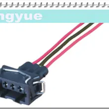 Longyue 2 шт. 3-контактный универсальный топливный разъем инжектора жгут проводов 15 см провода