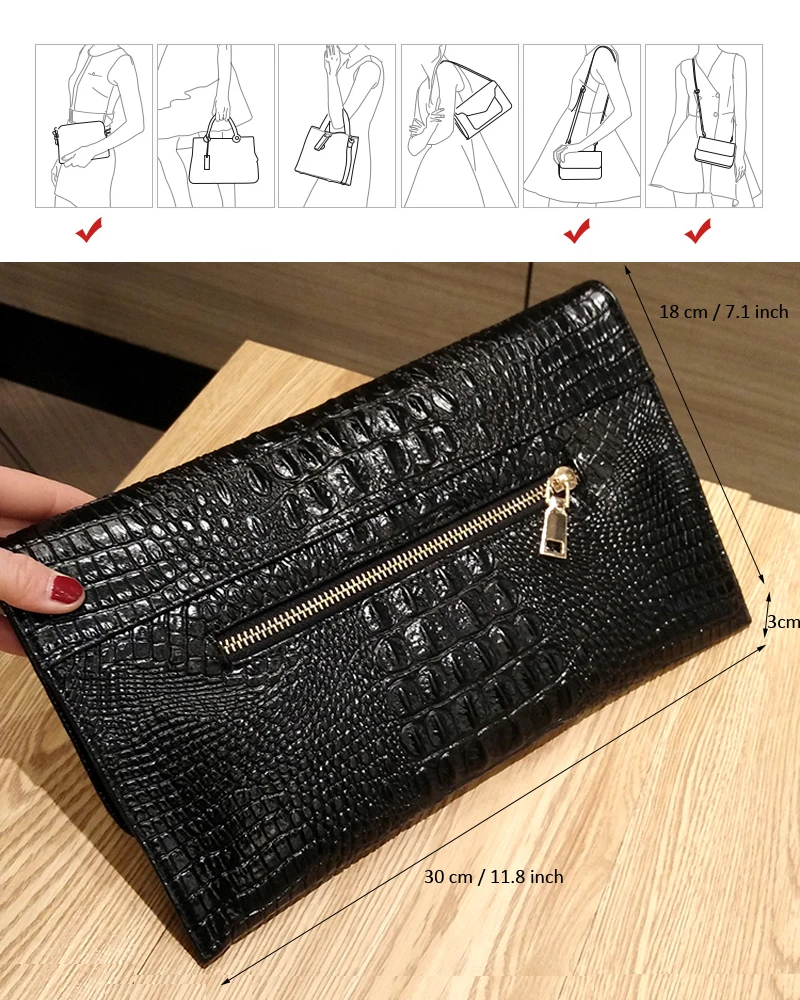 TOPHIGH Red Crocodile Pattern Messenger Bag For Women 2021 Evening Bag Yellow Leather Handbag White Shop Online Top Handtasche