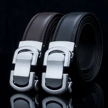 

Famous Brand Belt Men 100% Good Quality Cowskin Genuine Luxury Leather Men's Belts for Men,Strap Male Metal SMOOTH Buckle JD