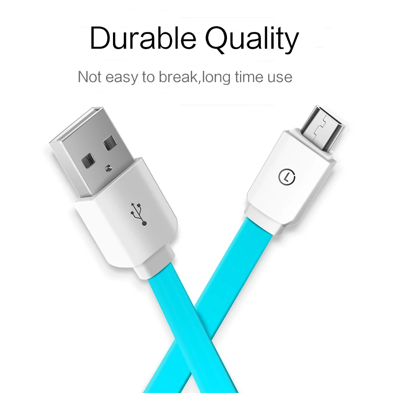 LINGCHEN المصغّر usb كابل 2A سريع كابل شحن المصغّر usb ل شاحن هاتف محمول يعمل بنظام تشغيل أندرويد جهاز كابل شاحن مزامنة البيانات ل سامسونج