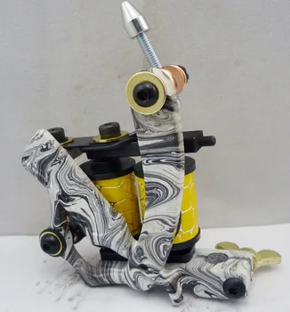 

10Pcs/lot Pro Casting Iron Tattoo Machine 10 Wraps coil stainless steel Tattoos Body Art Gun Coil Machine LPC-ITM-7029-9I