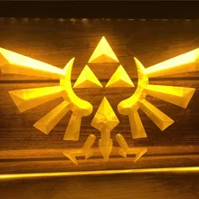 E053 Legend Of Zelda Triforce светодиодный неоновые световые знаки