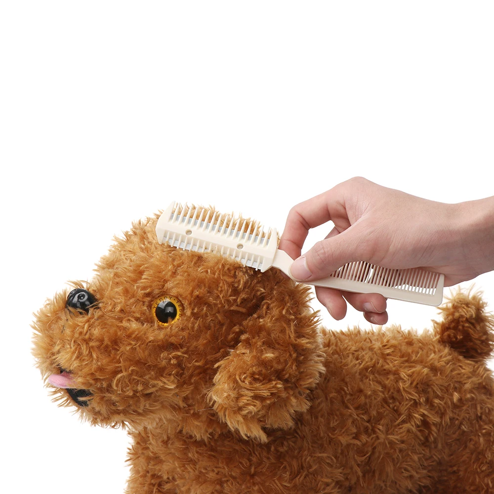 2 шт. Профессиональная стрижка волос для домашних животных Бритва Уход гребень