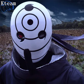 

Top Grade Resin Naruto Mask Uchiha Obito Tobi Mask Cosplay Costume Helmet Halloween Resin Mask Props Gifts Party