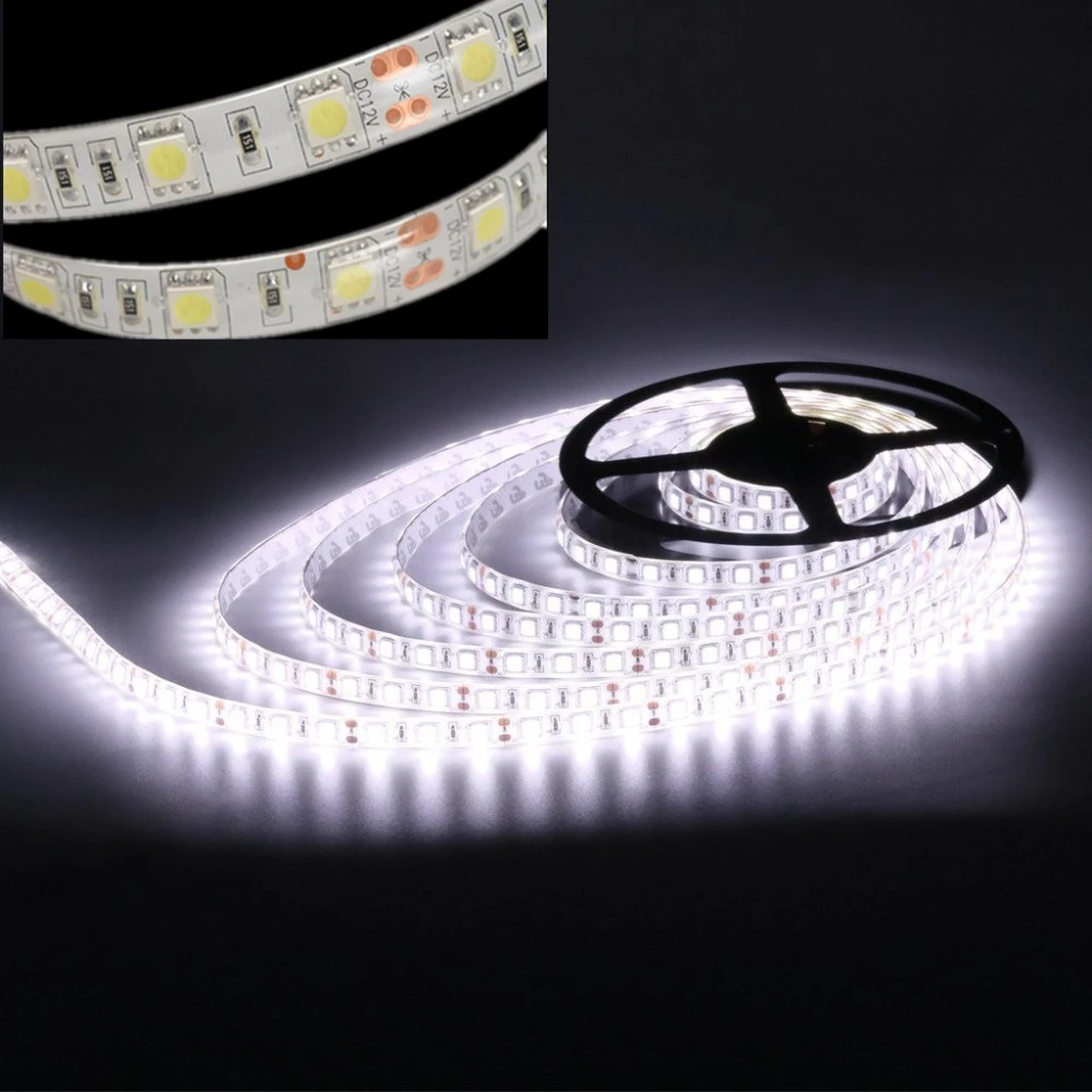 Led Strip Light Smd 5050 Waterproof Ip65 Dc 12v 300led 5m 6500k 3000k Rgb Cool White Warm White Red Blue Green Yellow Led Tape Led Strip Lights Smd Led Tapesmd 5050 Waterproof Aliexpress