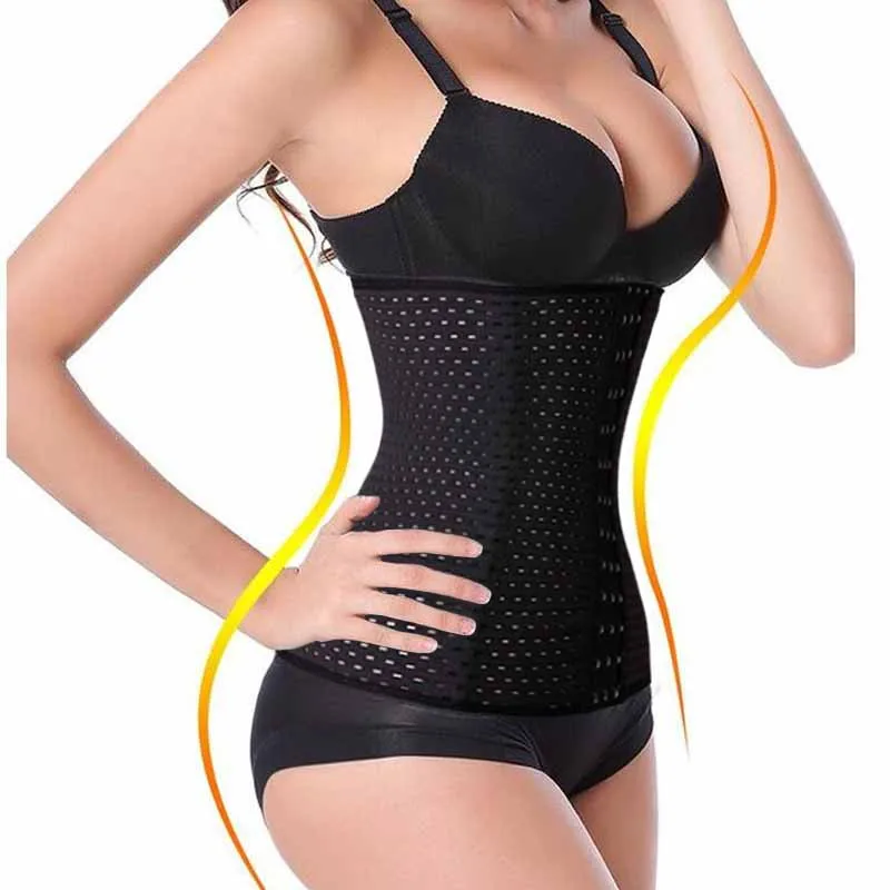 best shapewear for women 2020 Women Waist Trainer Super Stretch Steel Bone Body Shaper Waist Cincher Control Corset Slimming Belt Tummy Burner Girdle shapewear