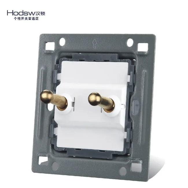2 Gang 2 Way  Light Switch Push Button Wall Switches Interruptor Pared 10A AC 200V interrupteur mural (12)