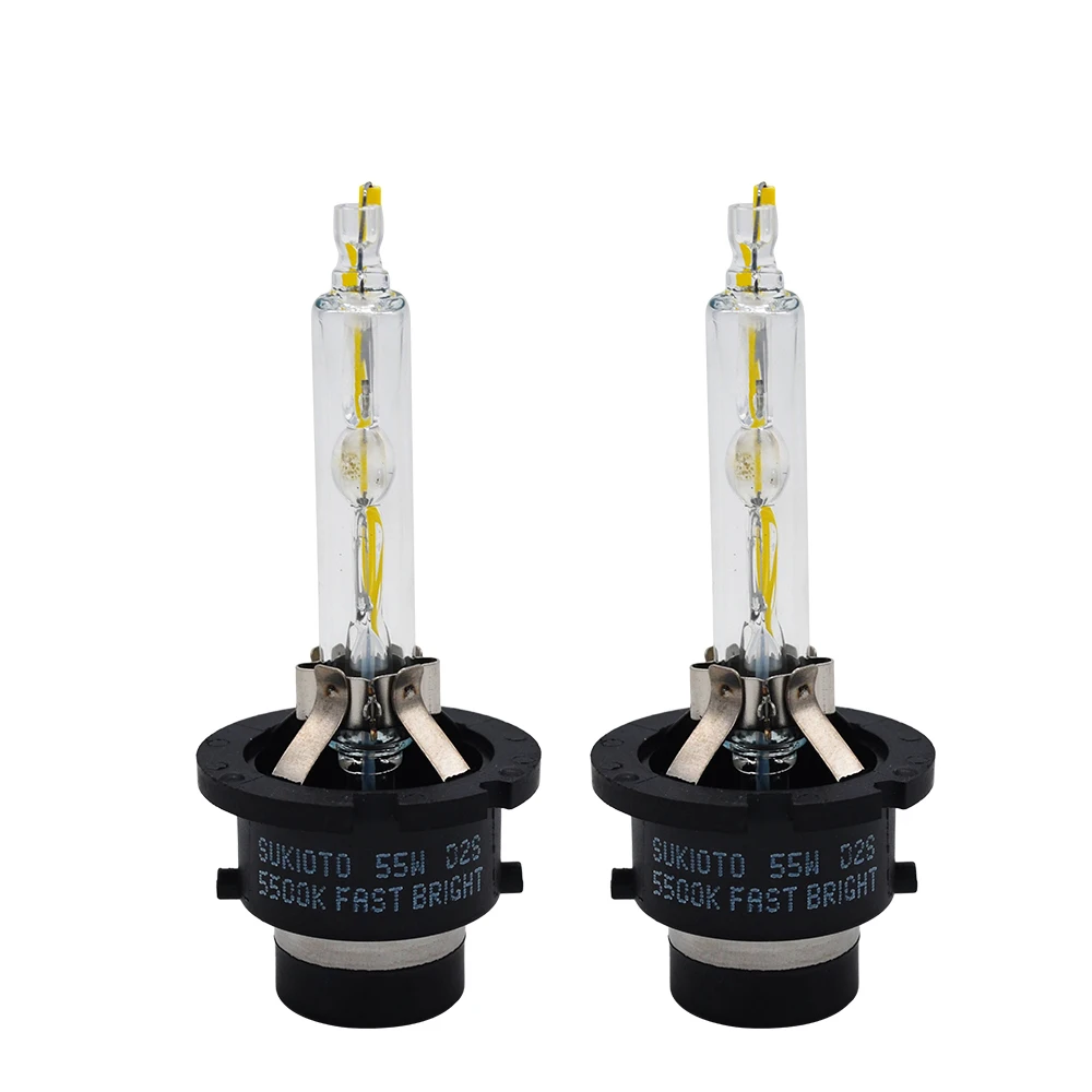 SUKIOTO 2PCS xenon D2S D4S D2R D4R hid bulb 55W 5500K Auto Headlights D2S D2R D4S D4R A5 A4L A8L camery front lights replacement (3)