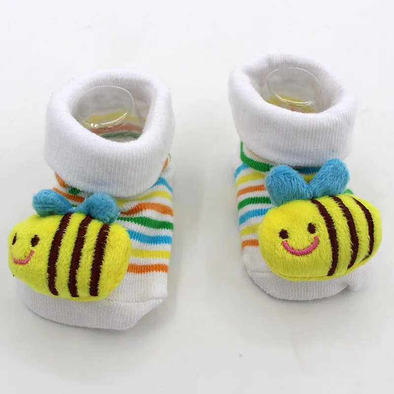 Милые Нескользящие носки унисекс с милым рисунком для новорожденных девочек и мальчиков; тапочки; ботинки; детская одежда; спортивный костюм - Цвет: 15