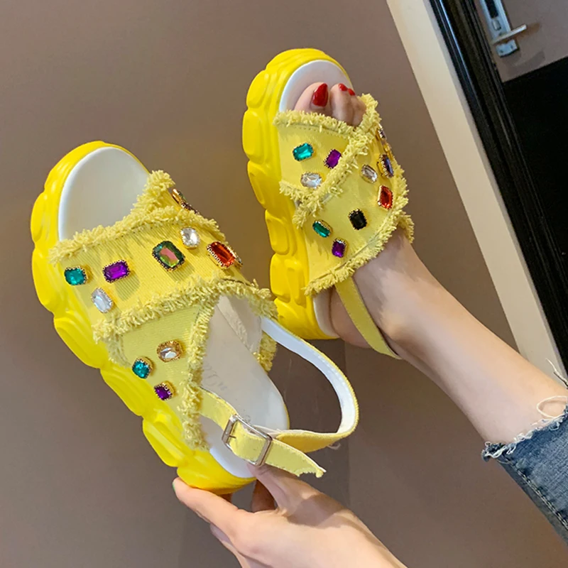 

Summer New Fashion Shoes Women Open-toed Leisure Sandals Comfortable Platform Shoes Outdoor Outdoor Work Shoes Size 35-39