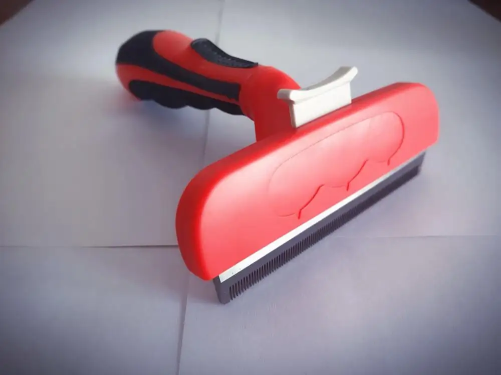 

Pet Grooming Brush Shedding Tool Comb Edge Trimming Dog Cat Furmins Removal Rake fur brush
