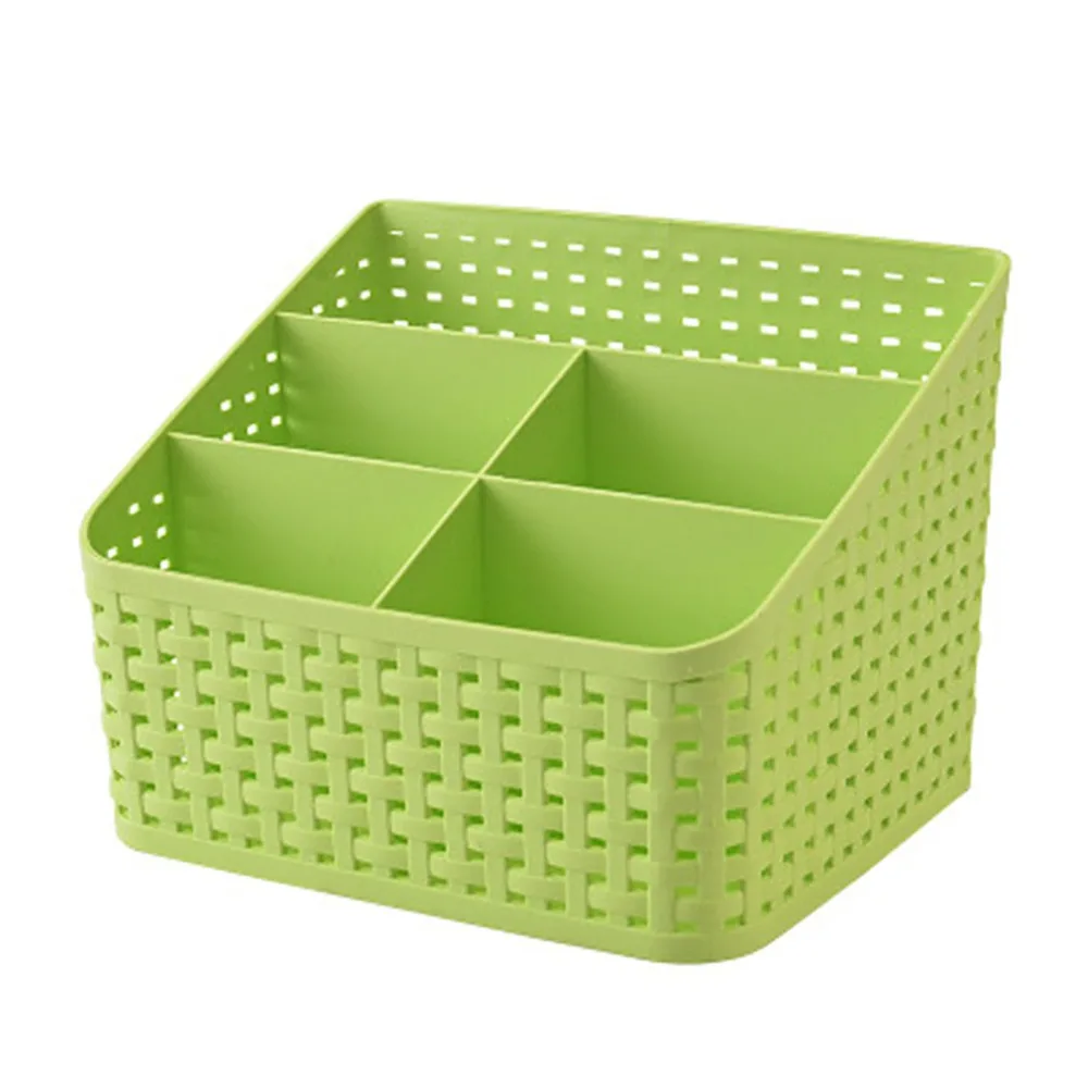 Multifunctional Imitation Rattan Multi Compartment Storage Box 5