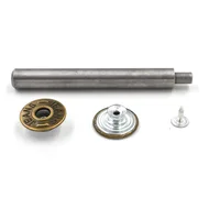 20 mm Jeans Buttons 15 Sets + Installation Tools Pants Buttons Metal Clasp Buckle Clothing & Accessories 2