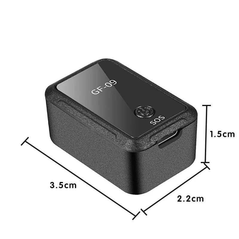 GF-09, мини gps трекер, устройство для отслеживания транспортных средств, установка, gps локатор для отслеживания домашних животных