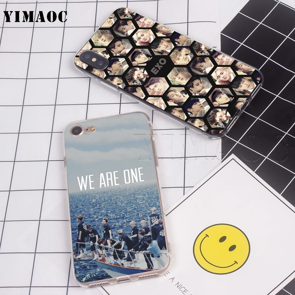 Чехол YIMAOC Kpop EXO для Huawei Honor 10 Note View 20 Mate 30 Lite Pro Y7 Y9 8C 9X P Smart|Бамперы| |