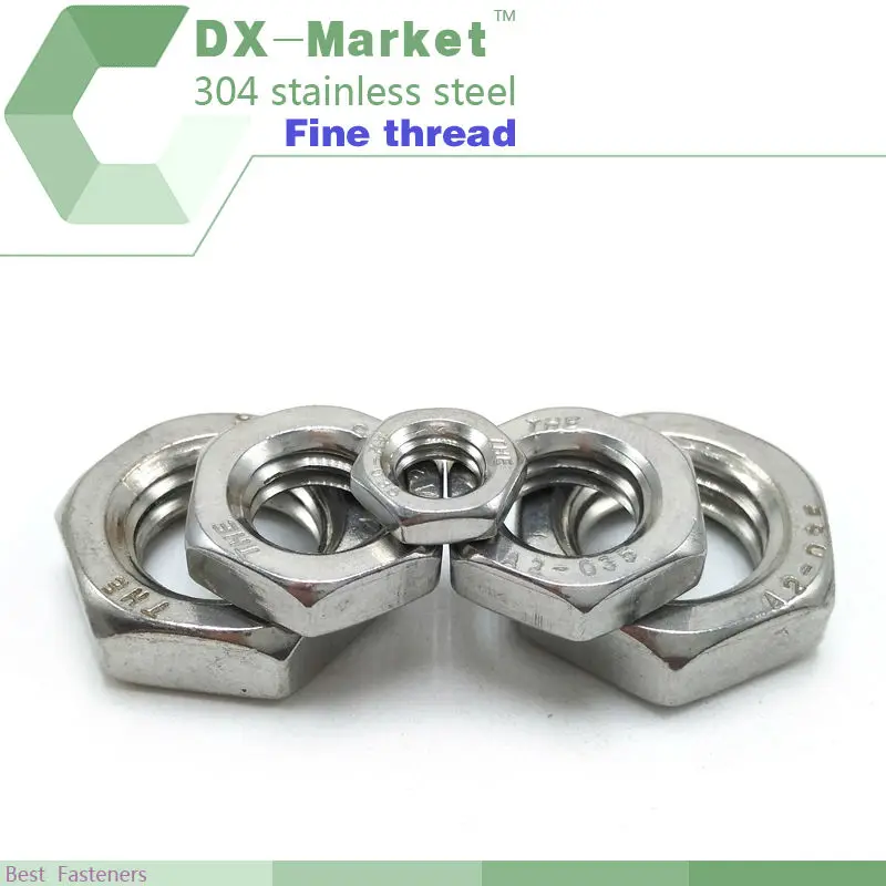 M20 * 2 0 p 20 шт шестигранная тонкая гайка 439 304 нержавеющая сталь Антикоррозийная