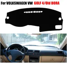 Автомобильные чехлы на приборную панель для VOLKSWAGEN VW GOLF 4 1997-2003/Old BORA 2006 лет, левые ручки, приборная панель, накладка, аксессуары