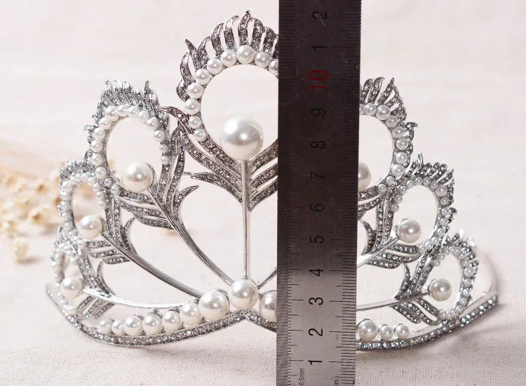 Мисс Вселенная Корона nova princesa Диана coroa де cristal e perola де cabelo Acessórios de casamento e тиара mikimoto Корона