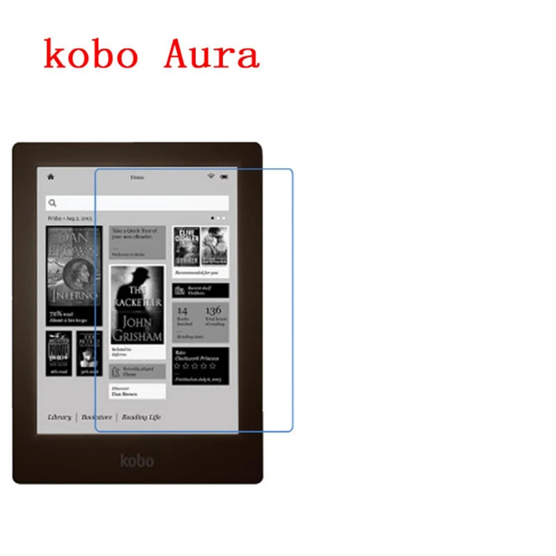 Для Kobo touch электронное считывающее устройство функциональный тип анти-падение, ударопрочность, нано 9 H Защитная пленка для экрана