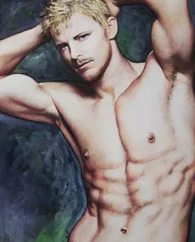 

High quality perfect hand painted 24x36in oil painting on canvas : Charming art of healthy human models .
