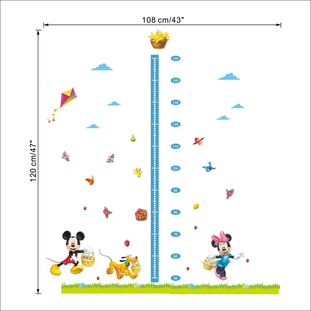 Minnie Mouse Growth Chart