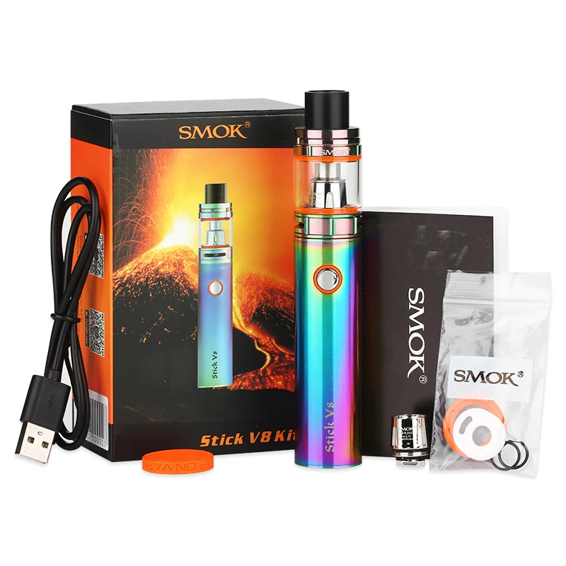 Оригинальная электронная сигарета SMOK Stick V8 аккумулятор 3000 мА/ч бак TFV8 Big Baby 5 мл
