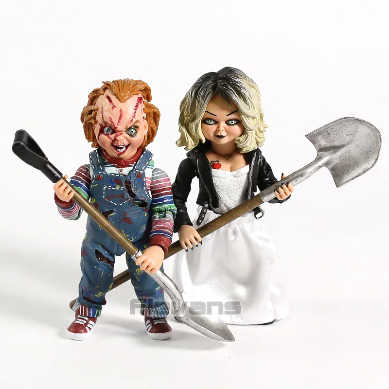 NECA Bride of Чаки Ultimate и Тиффани ПВХ экшн фигурка коллекционная игрушка|Игровые