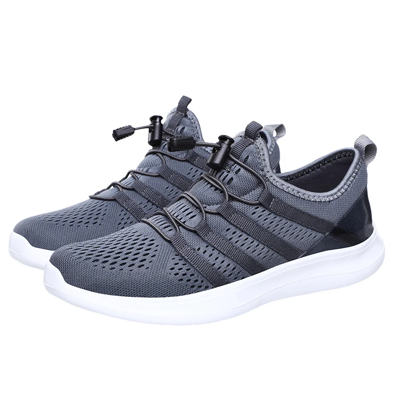 

2019 Four Seasons Zapatos De Hombre Weaving Uppers Breathable Ultralight Sneakers Lace-up Outdoor Running Shoes Plus 48 Size
