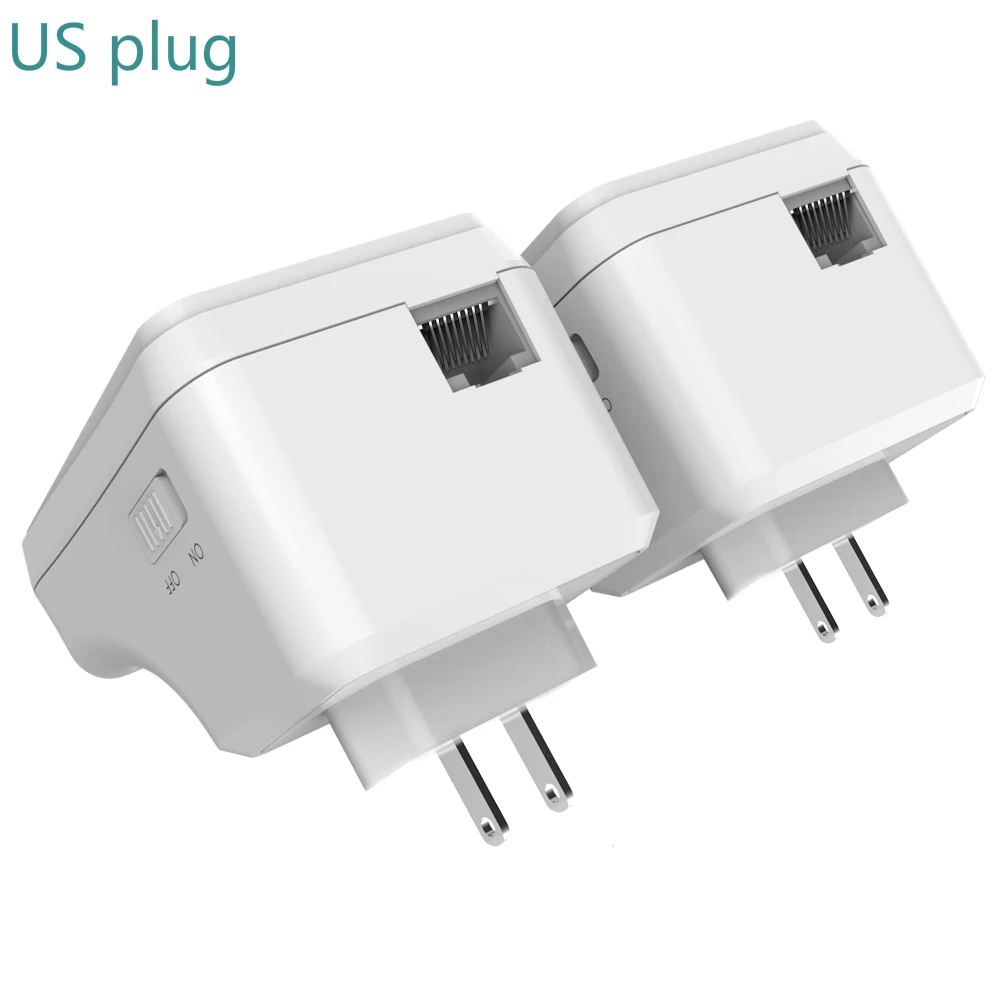 1 пара Wavlink AV500 Сетевой адаптер питания RJ45 500Mbs комплект Ethernet адаптер IPTV HomePlug AV Plug and Play EU/US