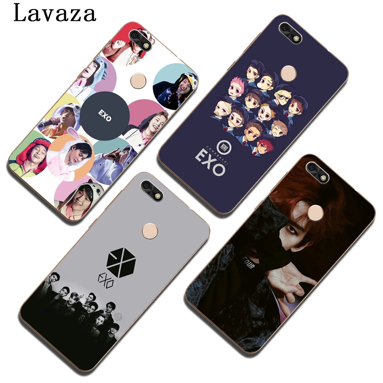 Чехол EXO band BAEKHYUN SEHUN для Huawei Y9 Y7 Y6 Prime 2019 2018 Nova 5i 4 3i 3 2i Honor 20 10 8X 8C 8 9X 9 Lite 7C 7X 7A