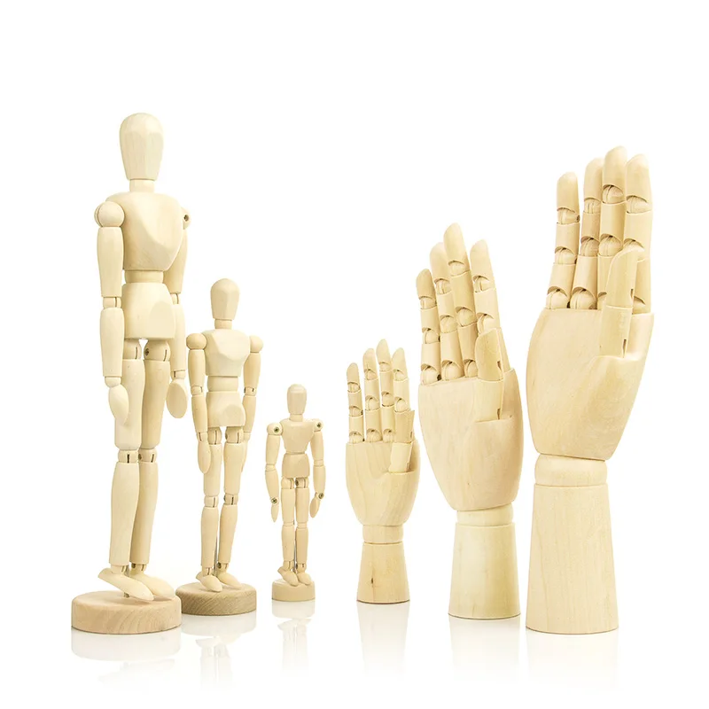 Buy Wooden Hand Wood Drawing SKETCH Mannequin Modle
