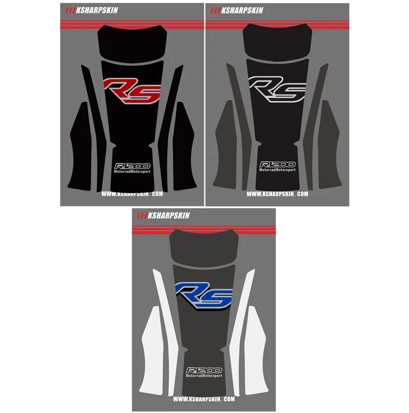 

3D ADESIVI Sticker Decal Emblem Protection Tank Pad Cas Cap Fit FOR BMW R1200RS 15 16 17