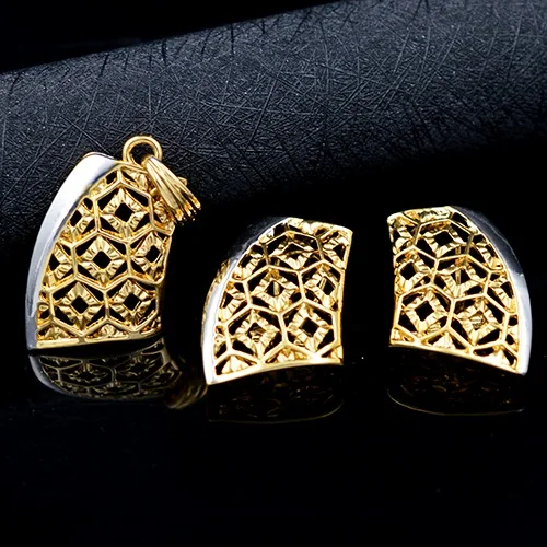 Earrings Pendant Солнечные ювелирные изделия романтичные ювелирные изделия для женщин серьги подвеска ожерелье цветок ювелирные украшения наборы для ювелирные украшения для помолвки - Окраска металла: Earrings Pendant