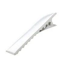 CQMF 10X Серебристая заколка для волос заколки для волос 48X5 мм