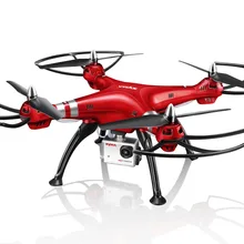 SYMA Red Professional UAV X8HG 2.4G 4CH 6-Axis 1080P HD Camera Gyroscope RC Quadcopter Remote Control Drone Kids Adults Toy Gift