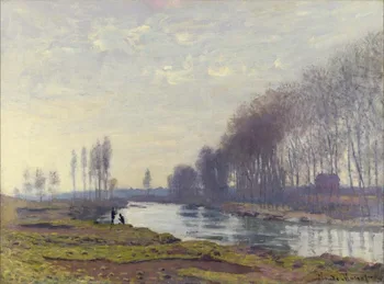 

High quality Oil painting Canvas Reproductions The Small Arm of the Seine at Argenteuil (1872) By Claude Monet hand painted