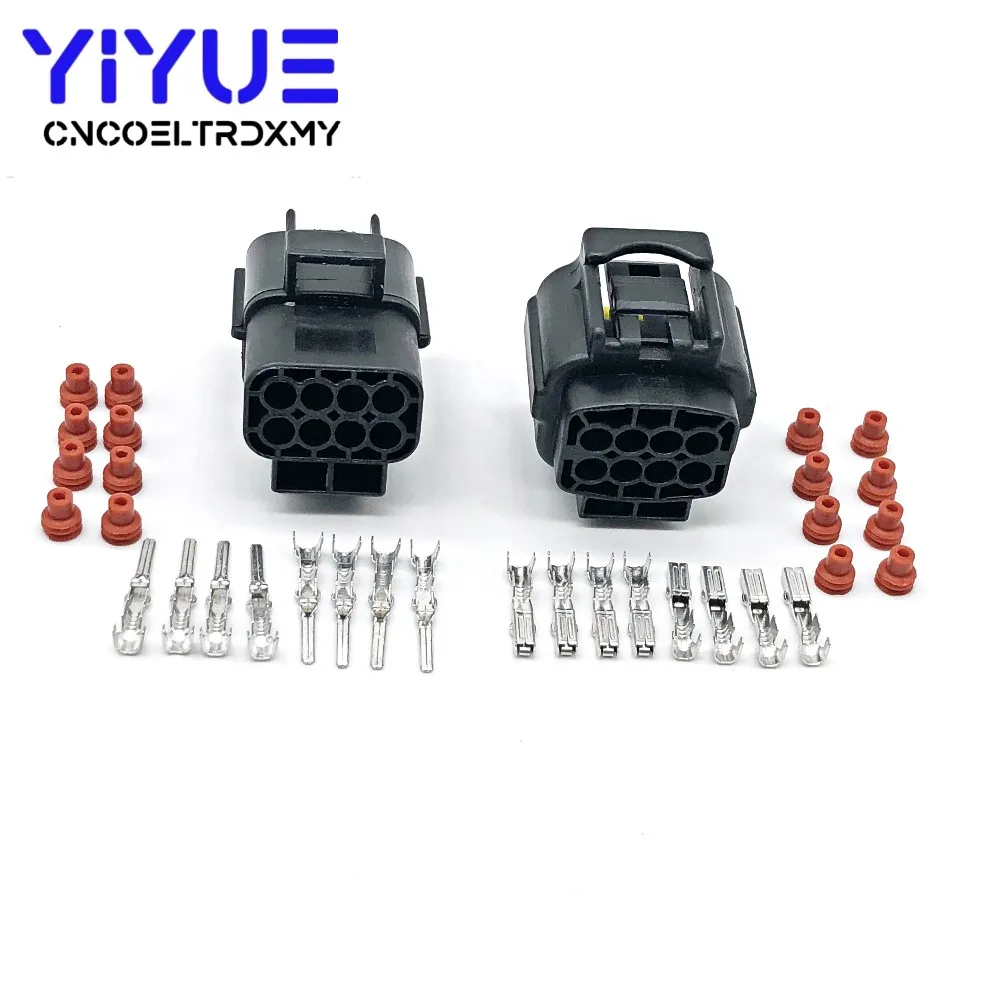 5 компл. 8 Pin 174984-2 174982-2 женский и мужской водонепроницаемый соединитель проводов заглушка Авто запечатанный автомобиль грузовик denso разъемы