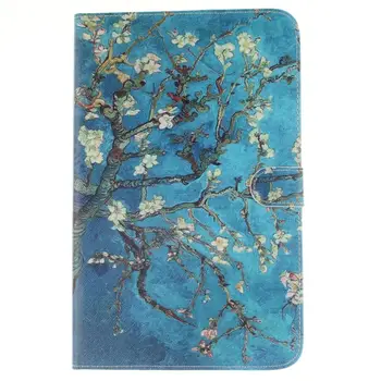 

For Samsung Galaxy S2 9.7 T810 T815 Van Gogh PU Leather Tablet Stand Case For Samsung Galaxy Tab Tab E 9.6 T560 Tab S T700 T800