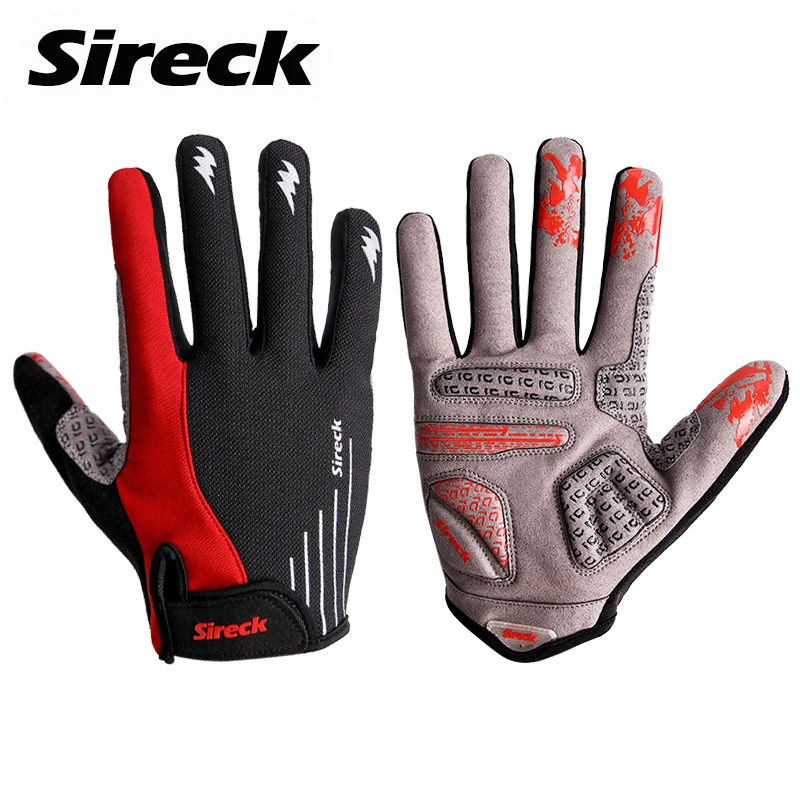 

Sireck Cycling Gloves Women Men Full Finger GEL Cushion Padded Road Mountain Bike Gloves Breathable Bicycle Gloves Luva Ciclismo