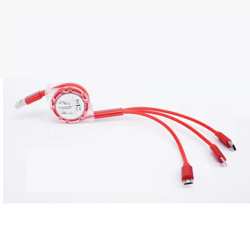 Оптовая продажа три в одном кабель для Iphone Micro USB Typ C 1 м многофункциональный с